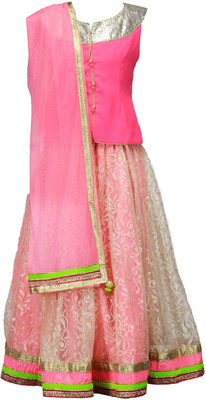 50% OFF on Peaches Girls Lehenga Choli Ethnic Wear Self Design Lehenga Choli(Pink, Pack of 1) 50% OFF on Peaches Girls Lehenga Choli Ethnic Wear Self Design Lehenga Choli(Pink, Pack of 1)