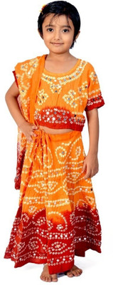 Little India Girls Lehenga Choli Ethnic Wear Self Design Lehenga Choli(Multicolor, Pack of 1) Little India Girls Lehenga Choli Ethnic Wear Self Design Lehenga Choli(Multicolor, Pack of 1)