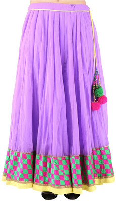 

ARYA The Design Gallery Paisley Women's Regular Purple Skirt, Move