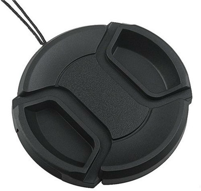 Axcess 77 mm Center Pinched With String Lens Cap Black, 77 mm