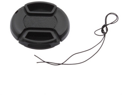 Axcess 52 mm Center Pinched With String Lens Cap Black, 52 mm