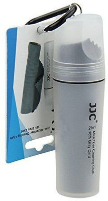

JJC 2-in-1 Microfiber Cleaning Cloth+18% Gray Card (with cabinet) CL-C4 Lens Cleaner(NA ml, 11.8 x11.8 inch, Pack of 2)