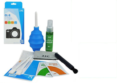 JJC 9 in 1 cleaning kit CL 9 Lens Cleaner 30 ml, 11.8 x11.8 inch, Pack of 9