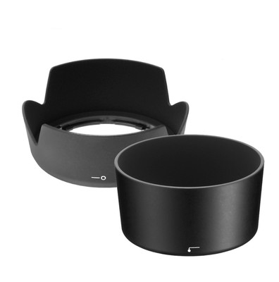

Omax combo of AF-S 18-55mm VRII& 55-200mm Lens Hood(52 mm, Black)