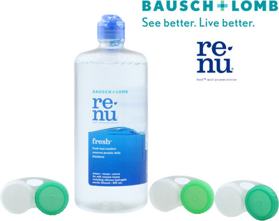 

Bausch & Lomb Renu Fresh Multi-Purpose Solution 500 ml With 3 Lens Case(500 ml)