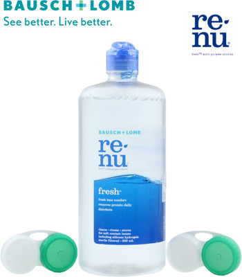 

Bausch & Lomb Renu Fresh Multi-Purpose Solution 500 ml With 2 Lens Case(500 ml)