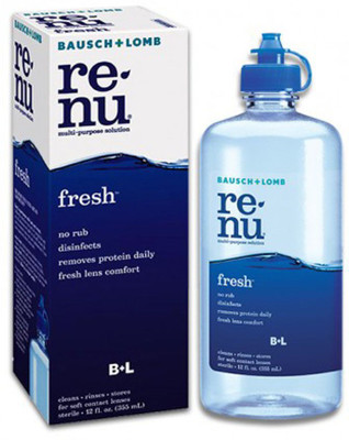 BAUSCH & LOMB RENU fresh MULTI-PURPOSE LENS CLEANING SOLUTION(355 ml)