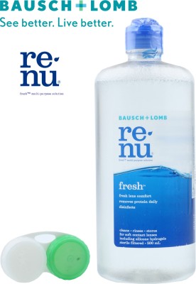 

Bausch & Lomb Renu Fresh Multi-Purpose Solution 500 ml With 1 Lens Case(500 ml)