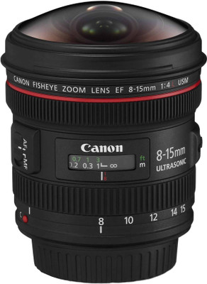 

Canon EF8 - 15 mm f/4L Fisheye USM Lens Lens(Black, 28 - 75)