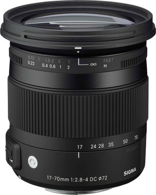 

Sigma 17 - 70 mm f/2.8 - 4 DC Macro OS HSM Contemporary Lens Lens(Black, 35)