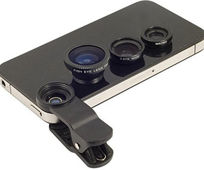 

Reliable 3 in 1 Cell Phone Camera Lens Kit Lens(Black, Manual)