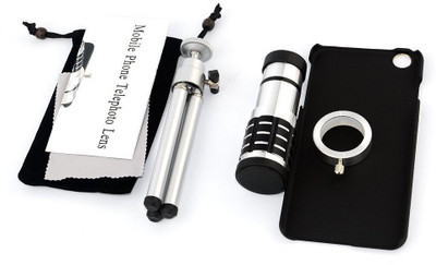 Smiledrive Mobile Back Case Tripod Kit Silver, Supports Up to 300 g Smiledrive Tripods