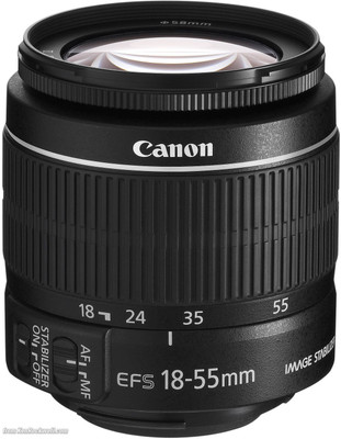 Canon EF-S 18-55mm f/3.5-5.6 IS II Lens� Lens(Black, Canon EF-S 18-55mm f/3.5-5.6 IS II)