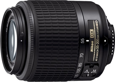

Nikon AF-S DX NIKKOR 55-200 mm f/4-5.6 G ED Lens(Black)