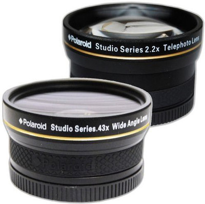 PLR Studio Series .43X High Definition Wide Angle Lens With Macro Attachment Mobile Phone Lens(Wide and Macro)