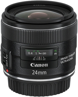 

Canon EF 24 mm 1:2.8 IS USM Lens Lens(Black)