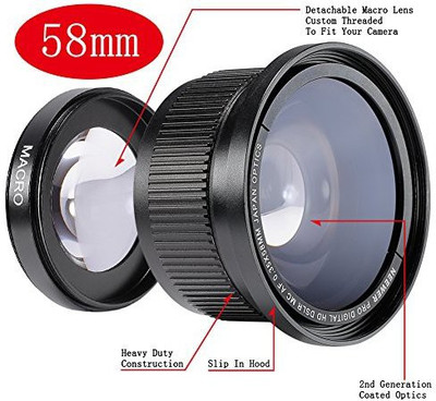 

Neewer Super Fisheye Wide Angle Lens With Lens Cover Mobile Phone Lens(Wide and Macro)