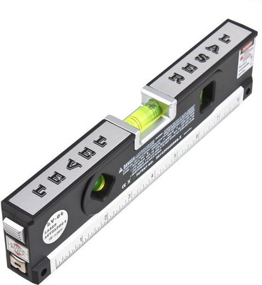 

Zingalalaa Laser with Tape Measure Pro 4 (1.5M / 4.92 Ft) Bubbles wLED Light Non-magnetic Carpenter's Level(15 cm)