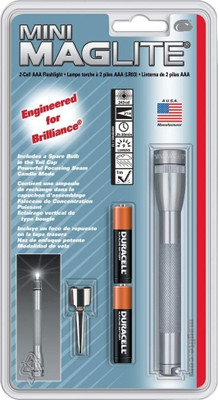 

Maglite MINI AAA M3A096R Incandescent Front Light(Grey)