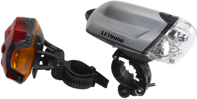 

Letdooo Projection Lamp LED Front Rear Light Combo(Silver, Black)