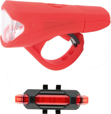 

Dark Horse Imported Bicycle 3 Watt Rechargeable Front Light & 5 LED USB Rear Light Combo LED Front Rear Light Combo(Red, Red)
