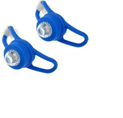 

Shrih Silicone Safety Flashing Bicycle LED Front Rear Light Combo(Blue)