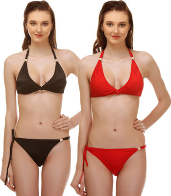 

Urbaano Lingerie Set, Black;red