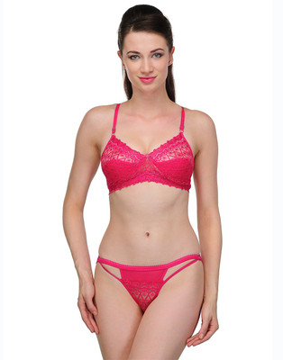 

Urbaano Wedding Lingerie Set, Pink