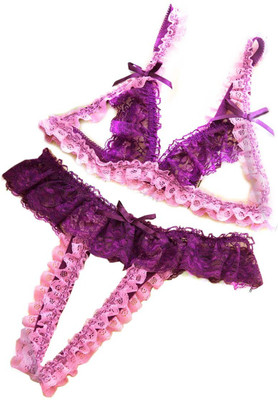 

Lady Heart Solid Babydoll, Purple