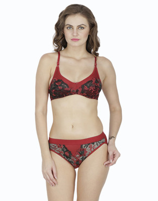 

Urbaano Lingerie Set, Maroon