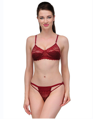 

Urbaano Wedding Lingerie Set, Maroon