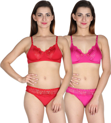 

Urbaano Wedding Lingerie Set, Red & pink