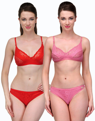 

Urbaano Casual Lingerie Set, Red1 & pink1