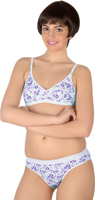 

Selfcare Casual Lingerie Set, Blue-white