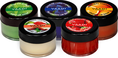 

Vaadi Herbals 5 Lip Balms Super Value Pack Of Lip Balms (10 gms x 5)(Pack of: 5, 200 g)