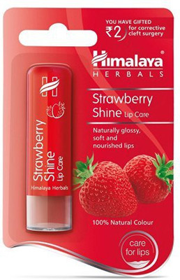 

Himalaya Herbals Strawberry Shine Lip Care Strawberry(Pack of: 1, 4.5 g)