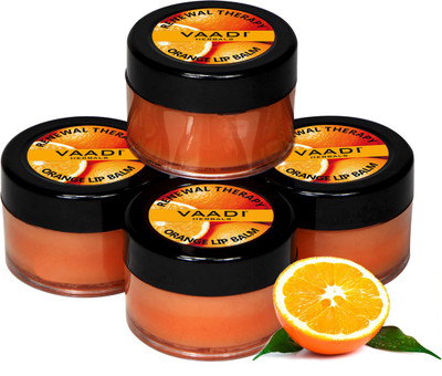 

Vaadi Herbals LIP BALM Orange & Shea Butter Lip Balm (10 gms x 4)(Pack of: 4, 40 g)