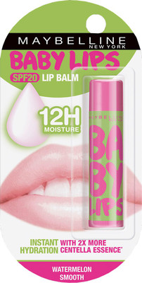

Maybelline Baby lips Care Lip Balm Watermelon(Pack of: 1, 4 g)