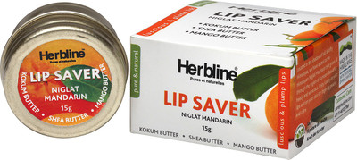 

Herbline Lip Saver Mango Butter, Shea Butter, Kokum Butter(Pack of: 1, 15 g)