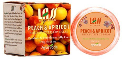 

Lass naturals Peach & Apricot Shea Butter Lip care Balm - pack of 2 Peach & Apricot(Pack of: 2, 40 g)