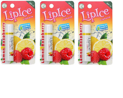 Lipice Lipbalm Lemon Raspberry(Pack of: 3, 4.5 g)
