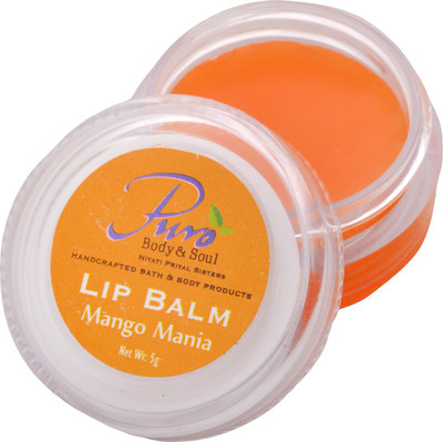 

Puro Body & Soul Mango Mania Lip Balm Fruity Flavor(5 g)