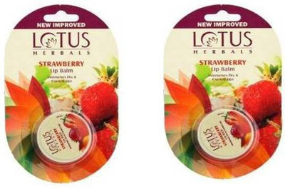 

Lotus LIP BALM STRAWBERRY(Pack of: 2, 10 g)