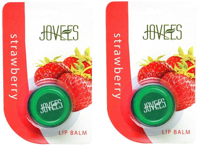

Jovees Strawberry Lip Balm Pack Of 2 Berry(Pack of: 2, 10 g)