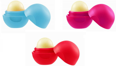 Blue Heaven lip bomb pack of 3 cocoa butter, strawberry, bubble gum(24 g)