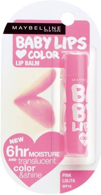 

Maybelline Baby Lips Pink Lolita Natural(Pack of: 1, 4 g)