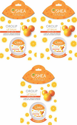 

Oshea Herbals oro lip balm with spf orange(Pack of: 3, 8 g)