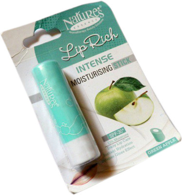

Nature's Essence Intense Moisturising Stick Lip Balm SPF-30 (Pack of 2) Green Apple(Pack of: 2, 4 g)