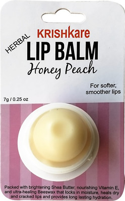 

Krishkare Herbal Lip Balm Honey Peach(Pack of: 1, 7 g)