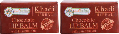 

Khadi Rishikesh Herbal Pack of 2 Lip Balm Chocolate(Pack of: 2, 8 g)